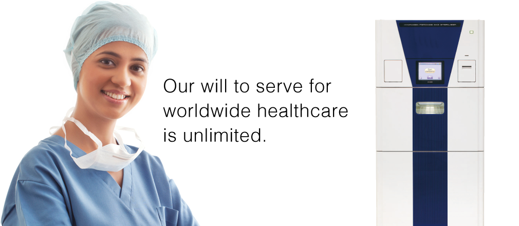 Our will to serve for worldwide healthcare is unlimited.